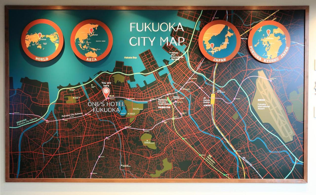 One'S Hotel Fukuoka Екстер'єр фото
